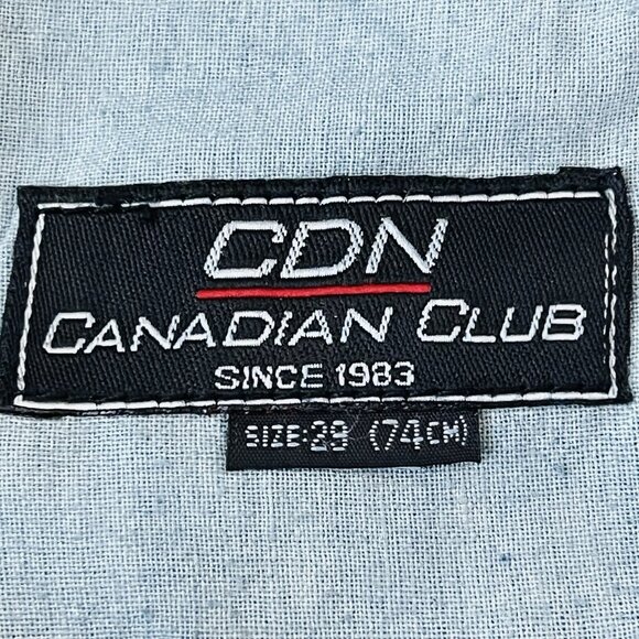 CDN JEANS Canadian Club Women's Blue Denim Jeans Sz 29 Boot Cut Stretch Mid Rise - Picture 7 of 11